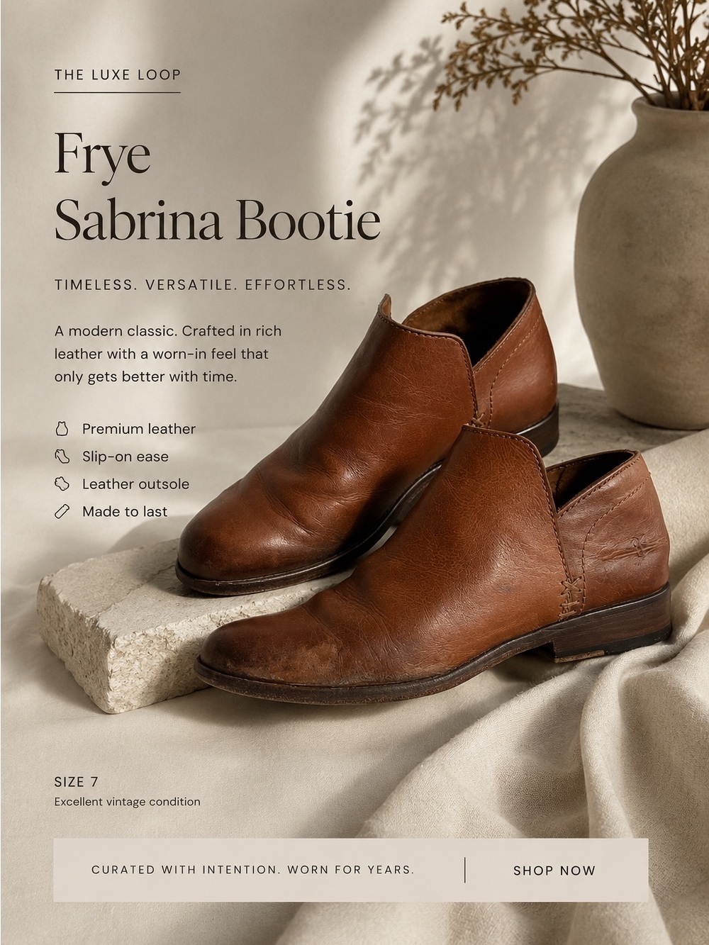 Frye Men's Sabrina Bootie - Brown Leather Chukka